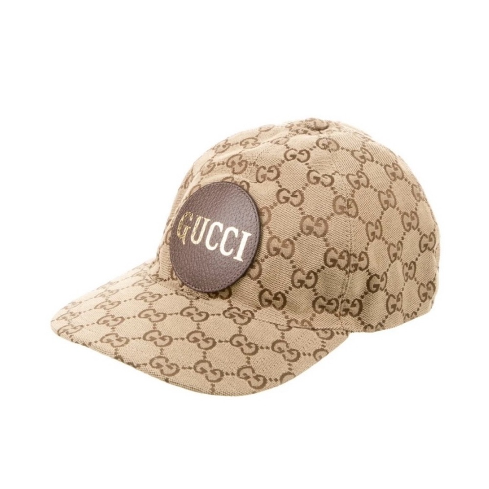 Gucci GG Tan Monogram Logo Cap